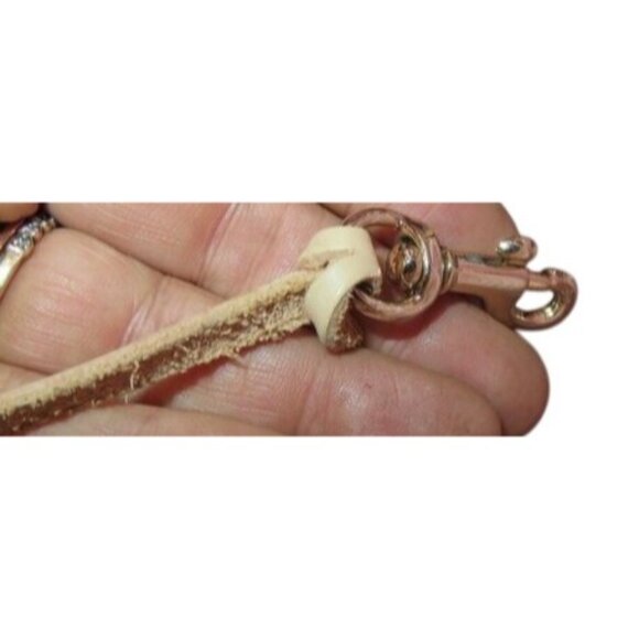 Dooney & Bourke Small Pink Canvas Polka Dot Shoulder crossbody Bag Vintage Y2K - Picture 15 of 15